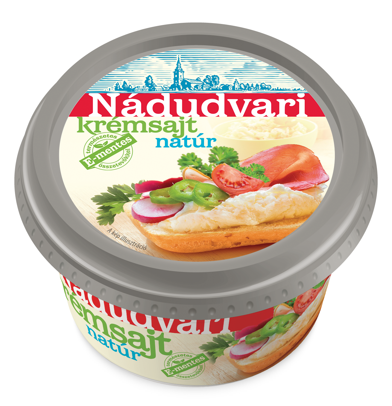 Nádudvari natúr tejszínes krémsajt 150g